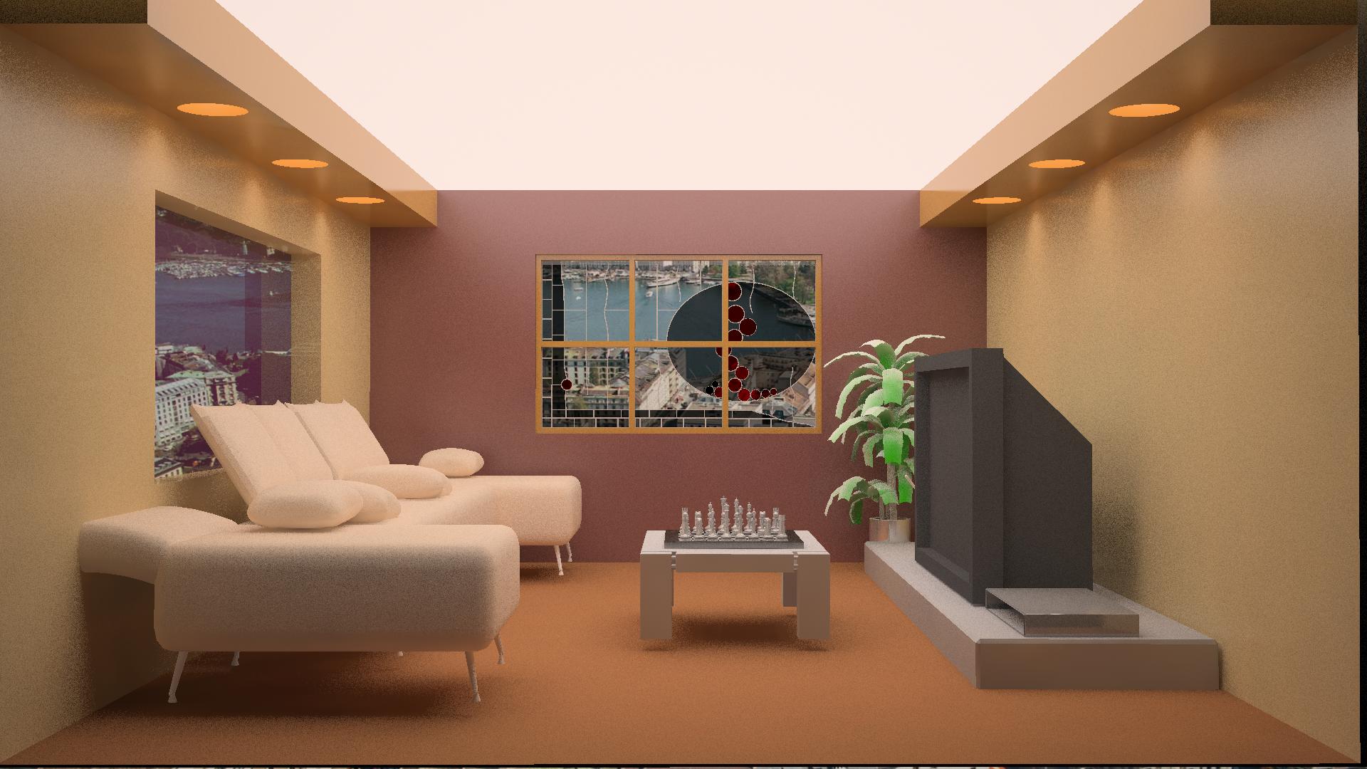 Simulación interior completa